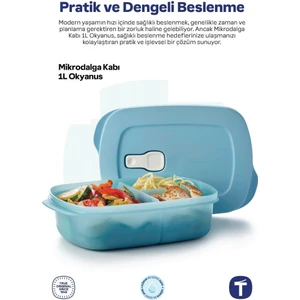 Mikro Bölmeli Beslenme 1 Litre Okyanus Mavisi