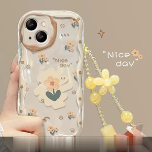 Xiaomi 13 Kolyeli Çiçek Darbeye Dayanıklı Telefon Kılıfı (Yurt Dışından)