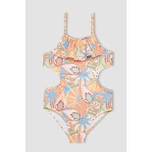 Kız Çocuk Desenli Mayokini
