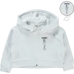 Civil Girls Kız Çocuk Kapüşonlu Hırka 2-5 Yaş Beyaz