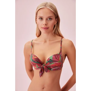Önden Bağcıklı Full Dolgulu Bikini Üst