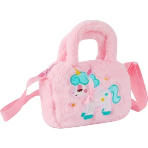 Unicorn Çocuk Crossbody Çanta Öğrenci Omuz Çantası Sevimli Çanta (Yurt Dışından)