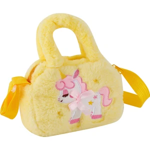 Unicorn Çocuk Crossbody Çanta Öğrenci Omuz Çantası Sevimli Çanta (Yurt Dışından)