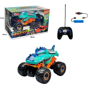 Monster Uzaktan Kumandalı Full Fonksiyon Şarjlı Monster Canavar Araba