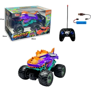 Monster Uzaktan Kumandalı Full Fonksiyon Şarjlı Monster Canavar Araba