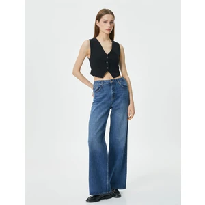 4Sak20030Ew 999 Siyah Kadın Blazer Yelek