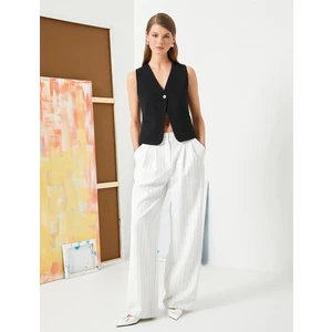 4Sak20012Uw 999 Sıyah Kadın Blazer Yelek