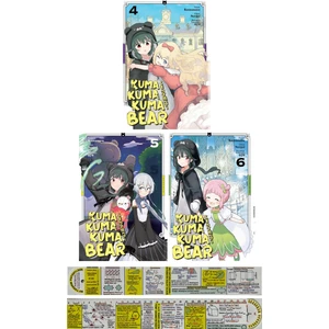 Kuma Kuma Kuma Bear 4. - 5. - 6. Ciltler Manga Seti - Kumanano - Matematik Öğreten Ayraç