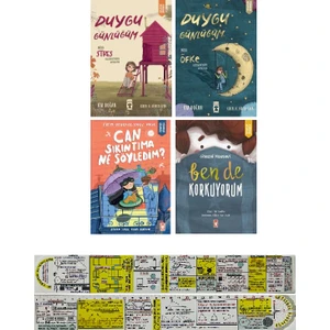 Duygu Günlüğüm Öfke - Stres - Zorbalık Can Sıkıntıma Ne Söyledim? - Ben de Korkuyorum 4 Kitap - Matematik Öğreten Ayraç