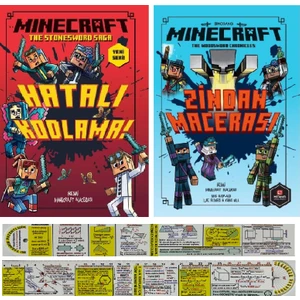 Minecraft Hatalı Kodlama! - Zindan Macerası 2 Kitap - Matematik Öğreten Ayraç