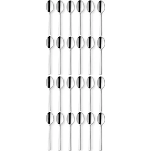 24 Adet Paslanmaz Çelik Lüx Çay Kaşığı Çubuk Model Çay Kaşığı