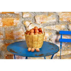 Sepet El Yapımı 32X22 Cm. Ahşap El Yapımı Örgü Sepet. Sepetlerde Ölçüde %10 Değişiklik Gösterebilir.