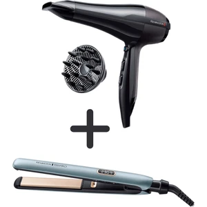 AC5999 Saç Kurutma Makinesi - S9300 Shine Teraphy Pro Saç Düzleştirici  Set