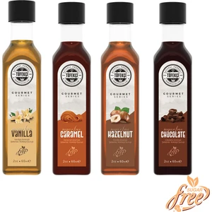 By Tüfekçi Şekersiz (Suger Free) Şurup Yeni Yüksek Aromalı Kalorisiz Formül Avantajlı Set 4x60 ml