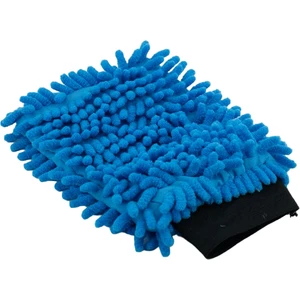 Mikrofiber Araba Araç Oto Yıkama Eldiveni Makarna Şönil Eldiven Mavi Oto Detailing