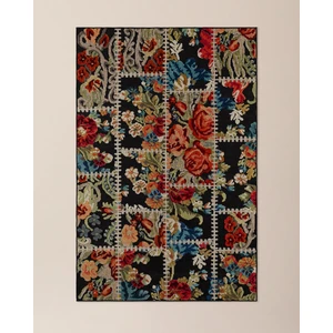 Madame Coco Feron Halı - 80x300 cm - Siyah