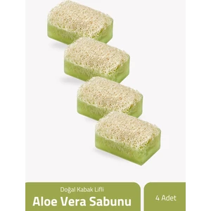 The Touch By Seda Altın Doğal Kabak Lifli Aloe Vera Sabunu 100 Gr X 4 Adet