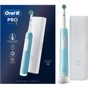 Pro Series 1 Şarjlı Diş Fırçası Mavi + Seyahat Kabı