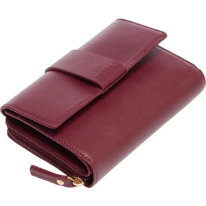 Bordo Hakiki Deri Kadın Cüzdan - S1CB00005813-K16