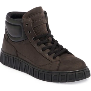 Gri Nubuk Deri Erkek Casual Bot - E23K1BT56368-L35