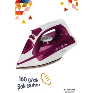 ST-7600 Beyaz Seramik Taban Ütü