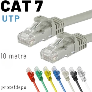 Irenıs 10 Metre Cat7 Kablo Ethernet Network Internet Lan Ağ Kablosu