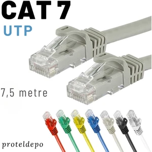 Irenıs 7,5 Metre Cat7 Kablo Ethernet Network Internet Lan Ağ Kablosu