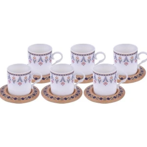 Dibek 6 Kişilik Kahve Fincan Takımı