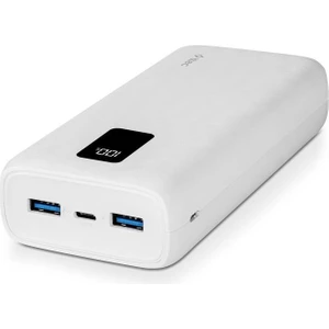 ttec PowerSlim Trio LCD 20.000mAh PD 22,5W Dahili Kablolu Taşınabilir Şarj Aleti / Powerbank