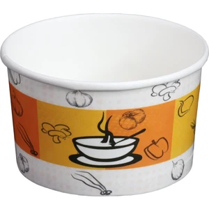 Lüks Karton Çorba Kasesi 16 Oz 50 Adet