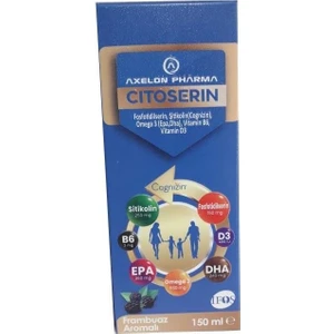 Axelon Pharma Axelon Citoserin Frambuaz Aromalı Sıvı 150ML