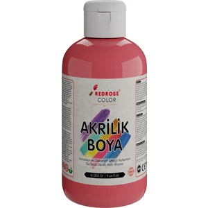 Red Rose Pembe Akrilik Boya 250GR Sanatsal, Dekoratif, Hobi Amaçlı, Canlı Renkler