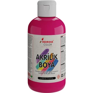 Red Rose Fuşya Akrilik Boya 250GR Sanatsal, Dekoratif, Hobi Amaçlı, Canlı Renkler