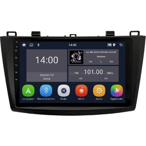Mazda 3 (2011-2014)  Android 14 Multimedya Carplay 10 Inch 4 GB Ram / 64 GB Hafıza  CRV-4596XD