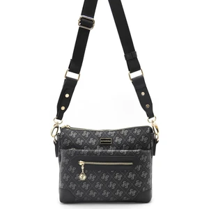 Silver & Polo Siyah Platin  - Siyah SP1110 Kadın Çapraz Çanta