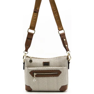 Silver & Polo Bej - Taba SP1110 Kadın Çapraz Çanta