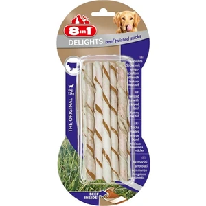 Delights Bones Biftekli Köpekler İçin Twisted Sticks 10 Lu