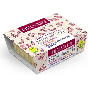 Vişne Pekmezli Tahin Helvası, Şeker Ilavesiz, Glutensiz, Vegan 175 gr