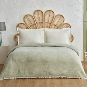 Karaca Home Perles Çift Kişilik Müslin Pike Yeşil