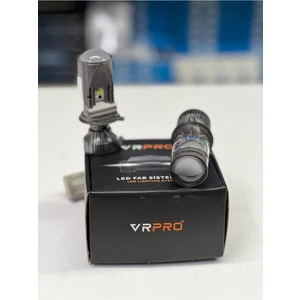 Vrpro H4 Grand Lens Mercek Yüksek Işık Şimşek Etkili 12V Uyumlu 15000 Lümen 40W
