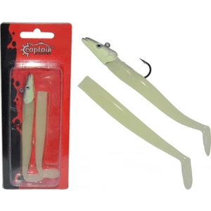 3071 Ultimate Sardine 12CM 21GR Sandeel Levrek Silikonu 2'li Suni Yem