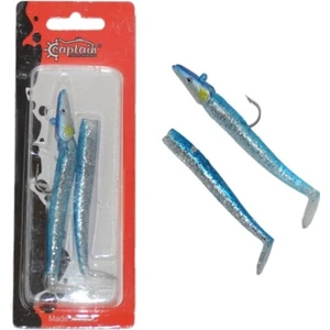 3071 Ultimate Sardine 12CM 21GR Sandeel Levrek Silikonu 2'li Suni Yem