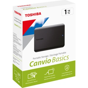 1tb Canvio Basics 2.5" Usb3.2 Toshıba HDTB510EK3AA (Usb2.0 Uyumlu)