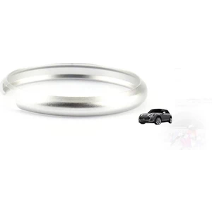 Anahtar Kumanda Halkası - Kumanda Alüminyum Bilezik Gümüş Renk Mini Cooper ile Uyumlu