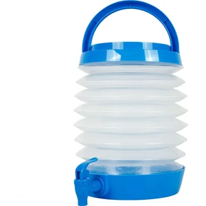 Su Sebili Ayran Meşrubat Içecek Bidonu Sebil Katlanabilir Musluklu Termos Çeşmeli Körüklü 5.5 Litre
