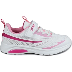 30007 Beyaz - Fuşya Kız Çocuk Sneaker Günlük Spor Ayakkabı
