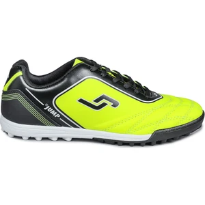 26753 Neon Sarı - Siyah Halı Saha Krampon Futbol Ayakkabısı