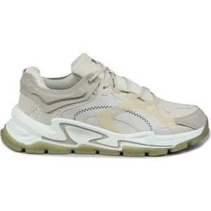 29085 Bej Erkek Sneaker Günlük Spor Ayakkabı