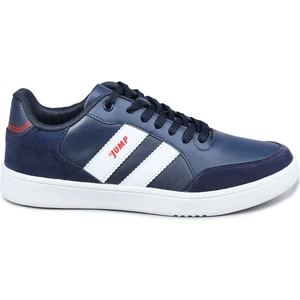 28164 Lacivert - Kırmızı Erkek Sneaker Günlük Spor Ayakkabı