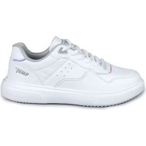 26821 Beyaz - Gri Kadın Sneaker Günlük Spor Ayakkabı